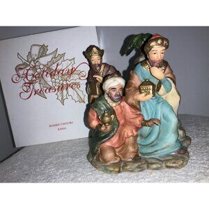 Avon Holiday Treasures Blessed Visitors Kings Nativity Scene Figurine Decoration